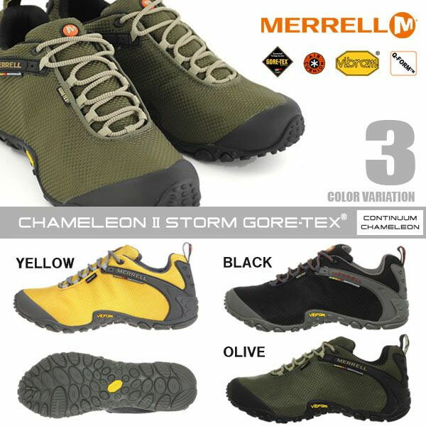 メレル カメレオン2 ストーム ゴアテックス メンズ 送料無料 MERRELL XCR トレッキングシューズ スニーカー CHAMELEON 2 STORM GORE-TEX XCR （M83479 M83489 M83491)