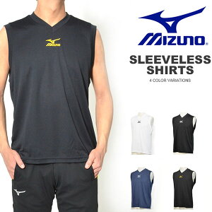 ノースリーブシャツ ミズノ MIZUNO Tシャツ メンズ ワンポイント 吸汗速乾 ランニング ジョギング トレーニング スポーツウェア