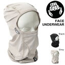 ゆうパケット対応可能! フェイスマスク クラブグラブ CRAB GRAB メンズ FACE UNDERWEAR バラクラバ ロゴ 目だし帽 国内正規品 スノーボード スキー スノボ 得割25