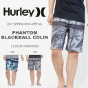 送料無料 サーフパンツ HURLEY ハーレー メンズ 水着 PHANTOM BLACKBALL COLIN ロゴ ボードショーツ 海水パンツ 海パン トランクス サーフ サーフィン ボディボード プール 海水浴 野外フェス 2017春新作 30%off