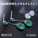 【送料無料】鑑別付天然エメラルド1.7ctブラピア