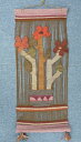 ペルー　アンデス　透かし壁掛け　民族織物　タペストリー　草木染め等　花柄 RA-C4