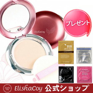 エリシャコイ公式ショップ★elishacoy★スキニーミネラルパクト (プレストパウダ) SPF 25/PA++ 11.5g + サンプル4枚★ミネラルの長所だけを集めて軽く〜さらりと〜自然なつやと華やかに輝く仕上がり, UVカット, エイジングケア, 敏感肌, 韓国コスメ, 口コミBBクリームとの相性抜群！7種類のジュエリーミネラル配合で素肌透明感を実現！メイクしながらスキンケア♪