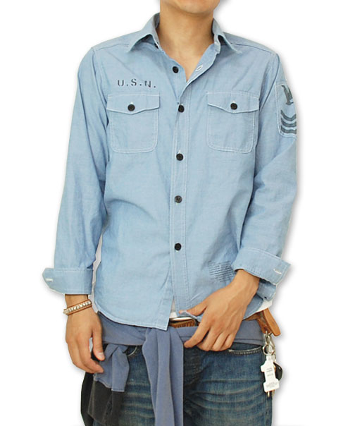 M.H.A.style | Rakuten Global Market: ★ U.S.NAVY chambray reproduced