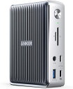 Anker PowerExpand Elite 13-in-1 Thunderbolt 3 Dock ドッキングステーション 85W出力 USB Power Delivery 対応 USB-Cデータ & 充電ポート USB-Aポート 4K対応 HDMIポート 1Gbps イーサネット 3.5mmオーディオジャック microSD&SDカード スロット搭載