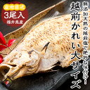 《あす楽》《冷凍便》関西テレビ放送「よ〜いドン!」で紹介されました!大きめで肉厚♪越前カレイ一塩干し食べ応え抜群の3尾セット冷蔵商品・常温商品との同梱不可