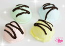手作りチョコソースアイスクリーム(M)☆ 1P約26mm※割...