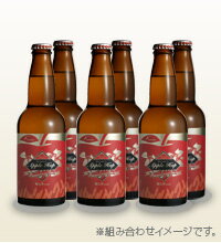 南信州ビール　りんごの発泡酒　アップルホップ　330ml瓶　6本セット　80サイズクール便にて発送【楽天最安値に挑戦】