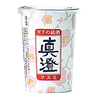 天下の銘酒　【真澄　銀撰】パールライトカップ　180ml　5本　信州諏訪の地酒