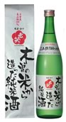 七笑　木曽の米から造った純米酒　火入れ　720ml瓶　袋入り