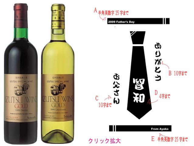 父の日・お誕生日・記念日プレゼントにエッチングボトルワイン井筒ワイン　ゴールド　22イヅツワイン【世界にたったひとつだけのおくりもの　サプライズギフト】