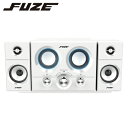 【キャッシュレス5%還元店】【返品OK!条件付】フューズ 2.1ch アンプ内蔵 Bluetoothスピーカー 重低音ダブルウーファー DAS219BT-W ホワイト FUZE【KK9N0D18P】【80サイズ】