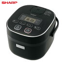 【最大1500円OFFクーポン配布中!~11/22(木)9:59迄】【返品OK!条件付】シャープ 3合炊き ジャー炊飯器 KS-C5K-B ブラック系 【KK9N0D18P】【100サイズ】