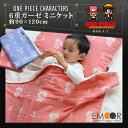 ガーゼケット ワンピース® 6重織 ミニケット 約90×120cm ONE PIECE ルフィ チョッパー パンソンワークス ベビーケット ジュニア 子ども 出産祝い 赤ちゃん ひざ掛け 綿 日本製 コットン 丸洗い クールケット【ラッピング対応】