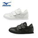 送料込みミズノ mizuno ランキッズモノ K1GD1840 ジュニア キッズ 子供シューズ ホワイト ブラック