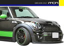 【M's】R56 BMW ミニ(JCW)mon フロントスポイラー(MC前)//社外品 エアロ MINI ジョン・クーパー・ワークス ウレタン(シボ塗装無/未塗装品)