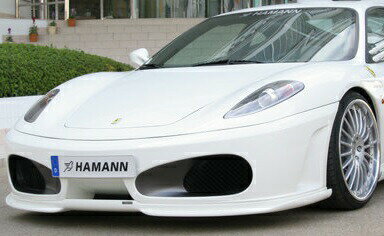 【M's】フェラーリ F430 HAMANN製 フロントスポイラーリップ FRP 10 430 100 ハーマン 未塗装 Ferrari 430 新品