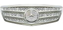 【M's】W221 S クラス / AMG S63 S65 10y- ビッグスターマークグリル CH/WH 2884 ホワイト クローム 後期 メルセデス ベンツ