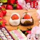 ※12月20日以降お届け開始※ お年賀 和菓子 小分け 個包装 かわいい スイーツ お配り / いちご桜餅 いちご大福セット 8ヶ入り /