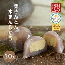 お歳暮 お年賀 和菓子 ギフト 栗きんとん水まんじゅう 10個入 送料込み 良平堂 御供 お土産 手土産 誕生日ギフト 楽天スイーツグランプリ部門賞受賞 【あす楽対応】