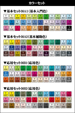 ★送料無料★デリーターネオピコ-236色セット『基本セット36A1(基本入門色)』『基本セット36A2(基本補助色)』『応用セット36B1(応用色)』『応用セット36B2(応用色)』【ツインマーカー】【アルコールマーカー】【ネオピコ2】【NEOPIKO2】【コピック】