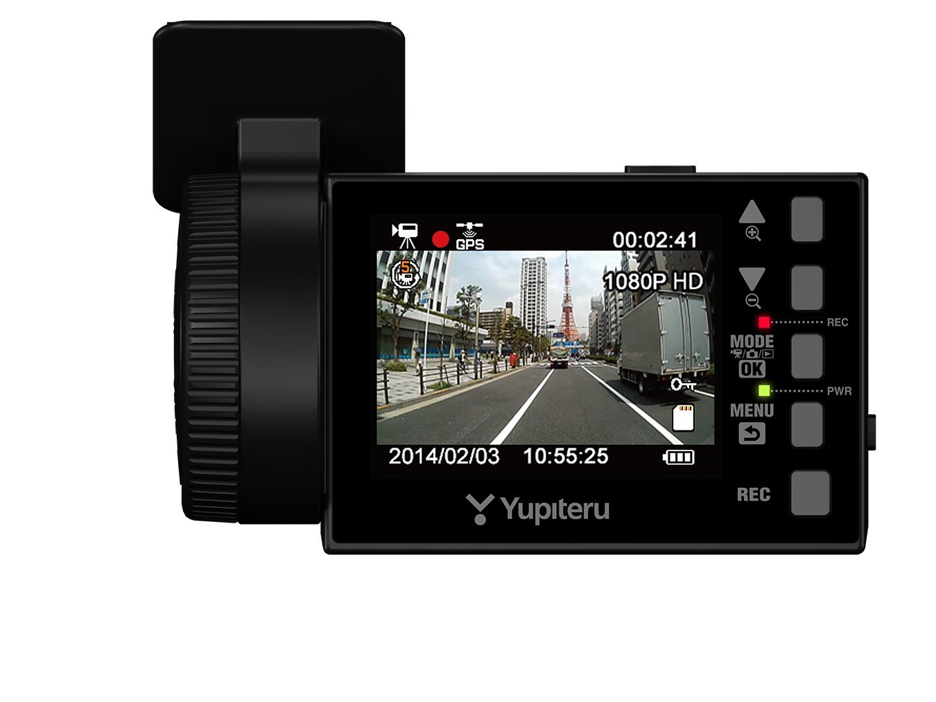 ユピテル(YUPITERU) GPS常時録画ドライブレコーダー2.4インチ液晶搭載200万…...:encho:10049616