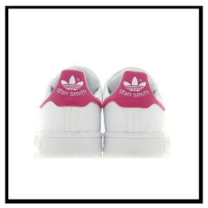 【希少!レディースサイズ】adidasORIGINALS(アディダス)STANSMITHJ(スタンスミス)レディースシューズスニーカーFTWWHT/FTWWHT/BOPINK(ホワイト/ピンク)B32703【あす楽対応】【即日発送】