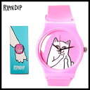 【希少!大人気! 時計】 RIPNDIP(リップンディップ)Lord Nermal Watch ユニセックス レディース ウィメンズ メンズ 時計 腕時計 キャット 猫 ネコ PINK (ピンク)