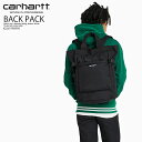CARHARTT WIP (カーハート ダブリューアイピー) PAYTON CARRIER BACKPACK (ペイトン キャリア バックパック) ユニセックス バックパックメンズ レディース BLACK/WHITE(ブラック/ホワイト) I0261998990 エンドレストリップ dpd