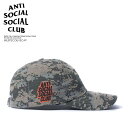 ANTI SOCIAL SOCIAL CLUB (アンチソーシャルソーシャルクラブ) MIL SPEC OLIVE CAP (ミル スペック オリーブ キャップ) 帽子 カモフラ柄 ユニセックス メンズ CAMO (カモフラージュ) MILSPECOLIVECAP エンドレストリップ dpd