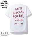 【日本未入荷!入手困難!】ANTI SOCIAL SOCIAL CLUB (アンチソーシャルソーシャルクラブ) LAS VEGAS WHITE TEE ラスベガス ロゴ Tシャツ 半袖 半袖Tシャツ WHITE ( ホワイト ) lasvegaswhitetee エンドレストリップ ENDLESSTRIP