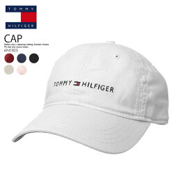 TOMMY HILFIGER トミー ヒルフィガー ローキャップ カーブキャップ LOGO DAD BASEBALL CAP ベースボール キャップ <strong>ゴルフ</strong> メンズ <strong>レディース</strong> 6941823 100(ホワイト)/ 416(ネイビー)/ 608(レッド)/ 017(ブラック)/ 270(ストーン)/ 681(クリスタル ローズ) dpd