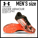【希少!大人気!メンズ 短距離用 シューズ】 UNDER ARMOUR (アンダーアーマー) UA KICK SPRINT SPIKE (キック スプリント スパイク) MENS 陸上競技 シューズ PXF/WHT/BLK (オレンジ/ホワイト/ブラック) 1273939-296 ENDLESS TRIP (エンドレス トリップ)