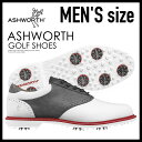 【希少!大人気!メンズ ゴルフシューズ】 ASHWORTH (アシュワース) LEUCADIA TOUR (ルーケディア ツアー) MENS GOLF SHOES ソフトスパイク WHITE/GRAPHI/CARMIN (ホワイト/グラファイト/レッド) G54332 ENDLESS TRIP (エンドレス トリップ)