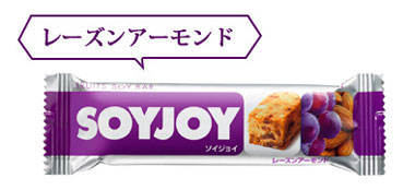 【soyjoy】　ソイジョイ　レーズンアーモンド　12本