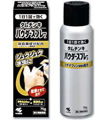 【第(2)類医薬品】【小林製薬】　タムチンキ パウダースプレーZ 70g　噴霧剤【YDKG-kj】【税込5,250円以上で送料無料！】 ジュクジュク水虫を乾燥させて治す！！