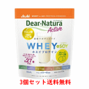 全品2%OFFクーポン! 11/25 23:59まで【まとめ買い3個セット】【アサヒグループ食品】ディアナチュラアクティブホエイ+ソイプロテイングレープフルーツ味345g×3