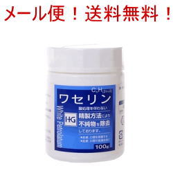 5/5限定！最大100％PTバック＆全品2％OFFクーポン！【メール便！送料無料！】【大洋製薬】<strong>ワセリン</strong>HG　100g　【tkg】