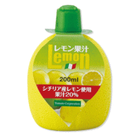 Lemon Juice 20% レモン果汁20％200ml【トマトコーポレーション】栄養成分がたっぷりのレモン果汁