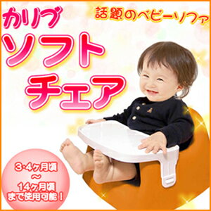 【バンボと同じ素材】カリブ ソフトチェアー（トレイ付き）グリーン・オレンジ・ブルー【D】〔BUMBO・専用テーブル付/プレイトレイ 育児 家事 洗濯 料理 持ち運び 携帯 旅行 授乳 食事 離乳食 イス 椅子 いす〕【送料無料/smtb-s】【限定】【after0307】人気商品ポイント最大10倍&送料半額300円！更に税抜2000円以上で送料無料！