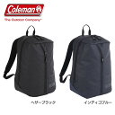 キャンプパック20 2000031109送料無料 バックパック リュック キャンプ バッグ 黒 ネイビー アウトドア おしゃれ バックパックバッグ リュックバッグ バッグバックパック アウトドアバックパック コールマン ヘザーブラック・インディゴブルー【D】