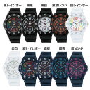 スポーツカラーウォッチ2017 VR76-001Q&Q 時計 とけい 防水 Q&Qとけい Q&Q防水 時計とけい とけいQ&Q 防水Q&Q とけい時計 シチズン 黒レインボー・黒黒・黒白・黒オレンジ・白レインボー・白白・紺レインボー・紺紺・紺青・紺ピンク【D】