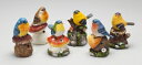 【NEW】【全商品ポイントキャンペーン中】 S9326 森の小鳥 置物 センサー付 6個セット 小鳥/オーナメント/置物/ガーデニング/オブジェ