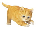 【ポイントキャンペーン中】 S31353 子猫置物 茶 猫/子猫/ねこ/オーナメント/置物