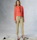 英語版VOGUE PATTERNS/ヴォーグ・パターンズANNE KLEIN NEW YORK/アン・クライン・ニューヨークジャケット+パンツ 型紙