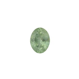 <strong>モンタナサファイア</strong>　1.48ct　7.89mm　オーバルカット アクアグリーン　アメリカ産<strong>モンタナサファイア</strong>　一点ものルースサファイア