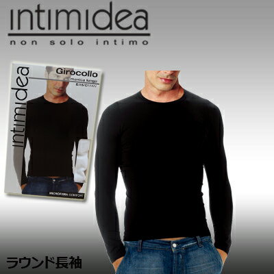 【円高還元 10％OFF】インティミディア　ノルマン メンズ/INTIMIDEA Men'sbasicman ラウンド長袖【突破1205】【RCPmara1207】