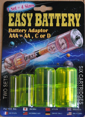 EASY BATTERY 乾電池スペーサー