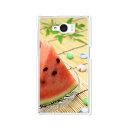 送料無料 AQUOS PHONE SERIE SHV32 ケース/カバー 【スイカ食べよ クリアケース素材】アクオスフォン SHV32 ジャケット AQUOSPHONE