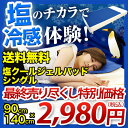 楽天最安挑戦★限定特価セール商品 【送料無料】 塩のチカラで冷感体験! 塩クールジェルパッド シングル (90cm×140cm) S 接触冷感 クール寝具 クールジェル 枕 冷却マット ジェルマット クールジェルマット 冷却シート 激安 格安 %OFF smtb 送料無料 10P01Sep13